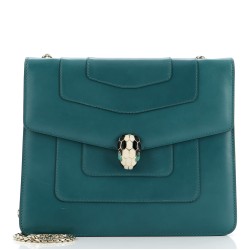 Serpenti Forever Square Shoulder Bag Leather Medium