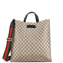 Convertible Soft Open Tote GG Coated Canvas Tall