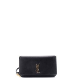 Classic Monogram Phone Holder Shoulder Bag Leather