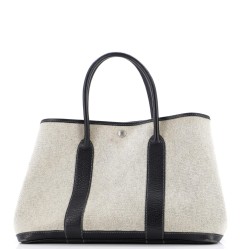 Garden Party Tote Toile and Leather 36