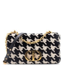 Caro Bag Macro-Houndstooth Fabric Medium