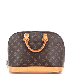 Vintage Alma Handbag Monogram Canvas PM