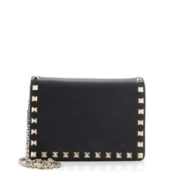 Rockstud Pouch Crossbody Bag Leather Mini