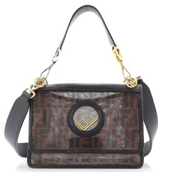 Kan I F Shoulder Bag Zucca Mesh Medium