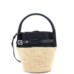 Big Bag Bucket Woven Raffia Nano