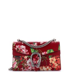 Dionysus Bag Blooms Print Leather Small