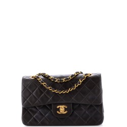 Vintage Classic Double Flap Bag Quilted Lambskin Small