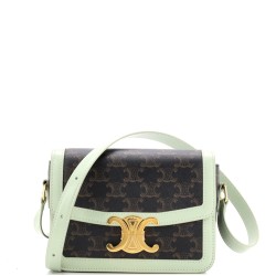 Triomphe Shoulder Bag Triomphe Coated Canvas Teen