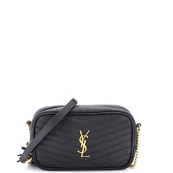 Lou Camera Bag Matelasse Chevron Leather Mini