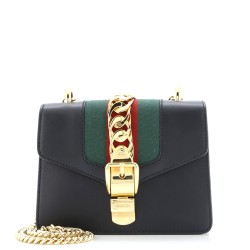 Sylvie Chain Shoulder Bag Leather Mini