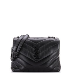 Loulou Shoulder Bag Matelasse Chevron Leather Small