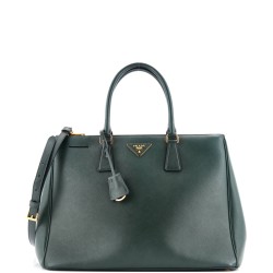 Double Zip Lux Tote Saffiano Leather Large