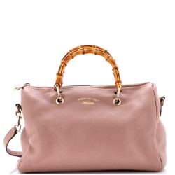 Bamboo Shopper Boston Bag Leather Medium