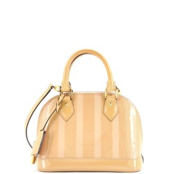 Alma Handbag Limited Edition Monogram Vernis Rayures BB
