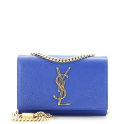 Classic Monogram Crossbody Bag Grainy Leather Small