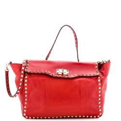 Rockstud Tote Soft Leather Medium