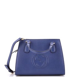Soho Convertible Top Handle Satchel Leather Small