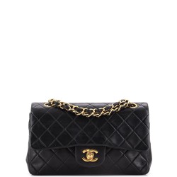 Vintage Classic Double Flap Bag Quilted Lambskin Small