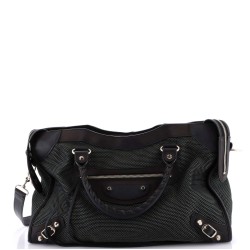 City Classic Studs Bag Mesh and Leather Medium