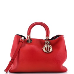 Diorissimo Tote Pebbled Leather Medium