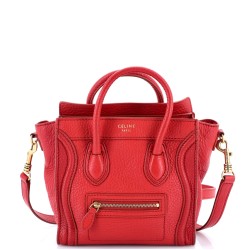 Luggage Bag Grainy Leather Nano