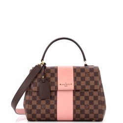Bond Street Handbag Damier with Leather MM