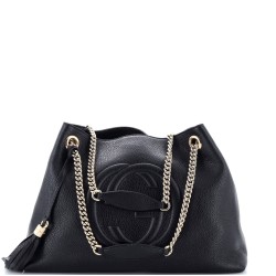 Soho Chain Strap Shoulder Bag Leather Medium