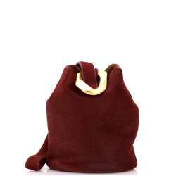 Drop Bucket Bag Pony Hair