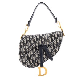 Saddle Handbag Oblique Canvas Medium