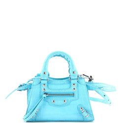 Neo Classic City Bag Crocodile Embossed Leather Nano