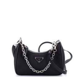 Re-Edition Shoulder Bag Tessuto Mini