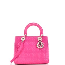 Lady Dior Bag Cannage Quilt Lambskin Medium