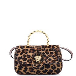 La Medusa Chain Handle Bag Printed Pony Hair Mini