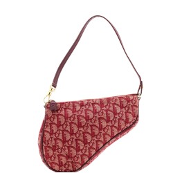 Vintage Saddle Bag Diorissimo Canvas Mini