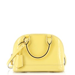 Alma Handbag Monogram Vernis BB