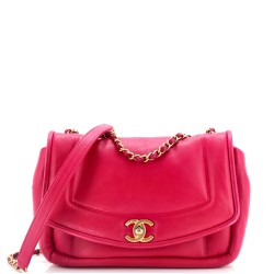 Vintage Puffy Flap Bag Lambskin Small