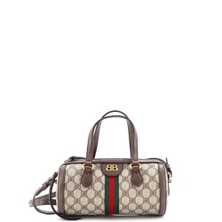 x Gucci The Hacker Project Boston Bag BB Coated Canvas Small