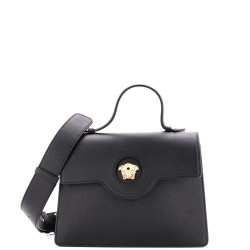 La Medusa Top Handle Tote Bag Leather
