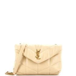 Loulou Puffer Shoulder Bag Quilted Leather Mini