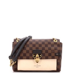 Vavin Handbag Damier with Leather PM
