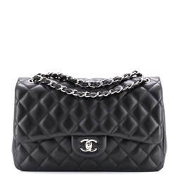 Classic Double Flap Bag Quilted Lambskin Jumbo