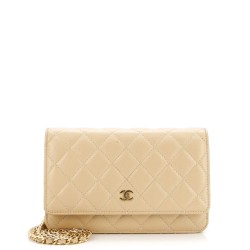 Wallet on Chain Quilted Lambskin