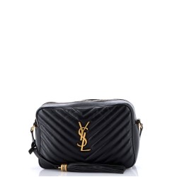 Lou Camera Bag Matelasse Chevron Leather Small