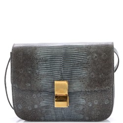 Classic Box Bag Lizard Medium