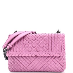 Olimpia Crossbody Bag Stitched Intrecciato Nappa Baby
