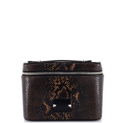 Kypipouch Crossbody Bag Snakeskin Embossed Leather Small