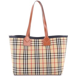 London Tote Vintage Check Canvas Medium