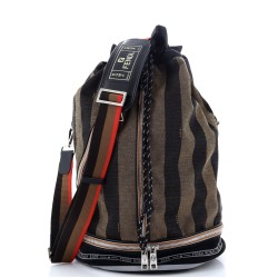 Mon Tresor Holdall Bucket Bag Pequin Canvas Large