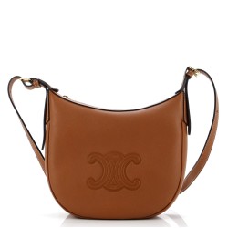 Heloise Shoulder Bag Triomphe Embossed Leather