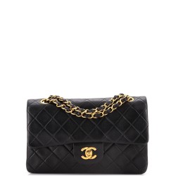 Vintage Classic Double Flap Bag Quilted Lambskin Small